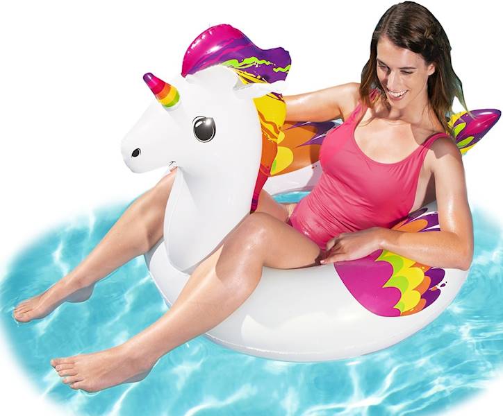 36159 DMUCHANY 119cm DUŻY JEDNOROŻEC KOŁO BESTWAY