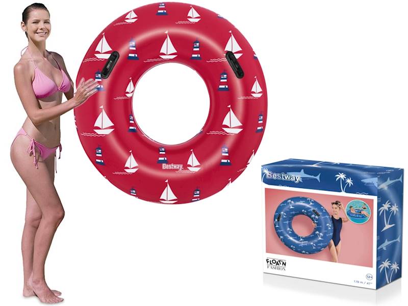 36353 DMUCHANE KOŁO DO PŁYWANIA Z UCHWYTAMI BESTWAY 119cm