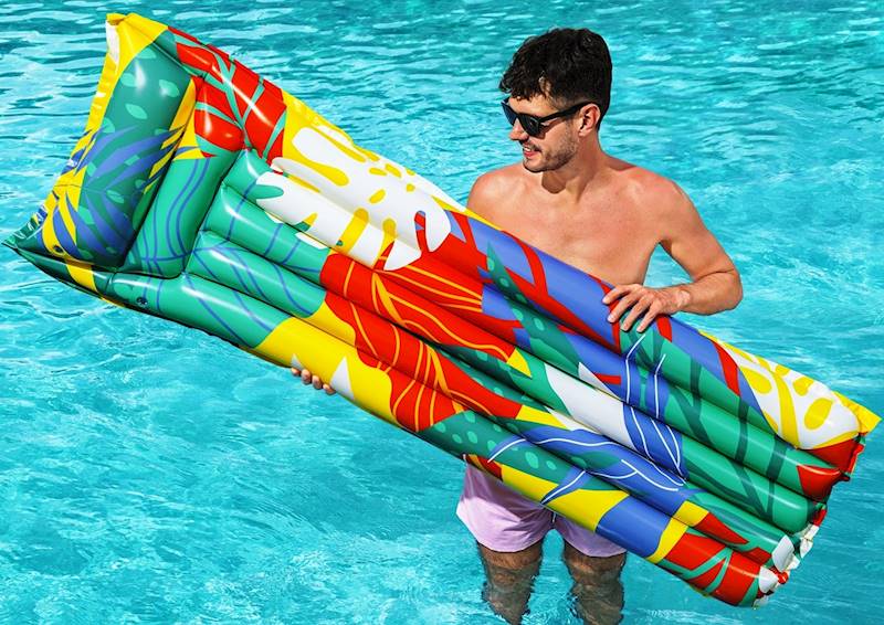 44033 MATERAC 183cm DUŻY DMUCHANY MATERAC PLAŻOWY BESTWAY