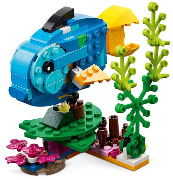 31136 KLOCKI LEGO CREATOR 3w1 EGZOTYCZNA PAPUGA