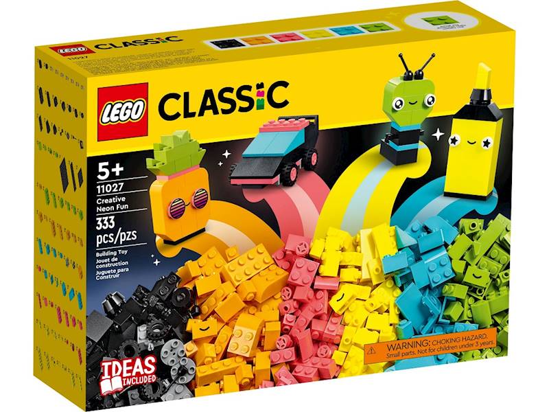11027 LEGO CLASSIC ZABAWA NEONOWYMI KOLORAMI