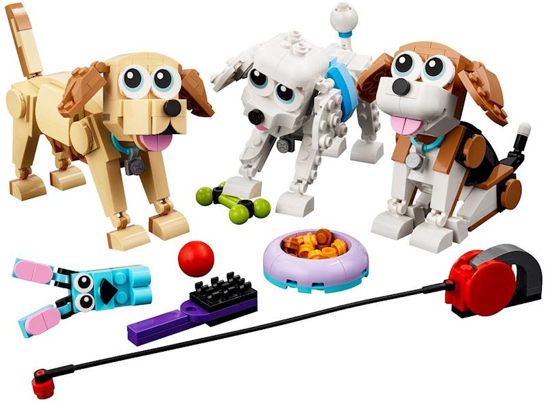 31137 KLOCKI LEGO CREATOR 3w1 UROCZE PSIAKI PIESKI
