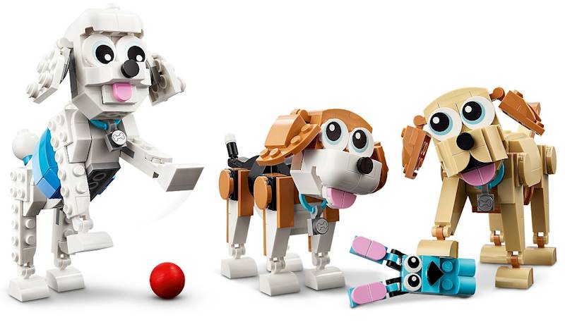 31137 KLOCKI LEGO CREATOR 3w1 UROCZE PSIAKI PIESKI