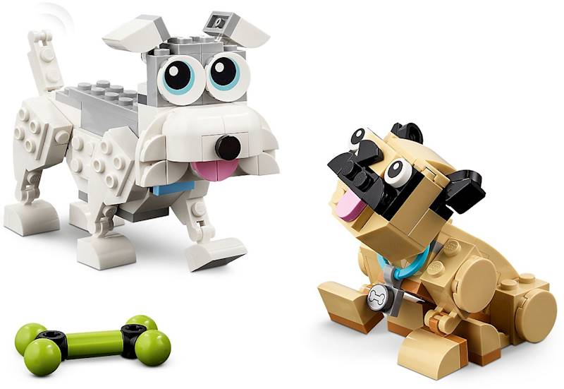 31137 KLOCKI LEGO CREATOR 3w1 UROCZE PSIAKI PIESKI