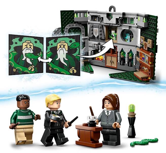 76410 KLOCKI LEGO HARRY POTTER FLAGA SLYTHERINU 