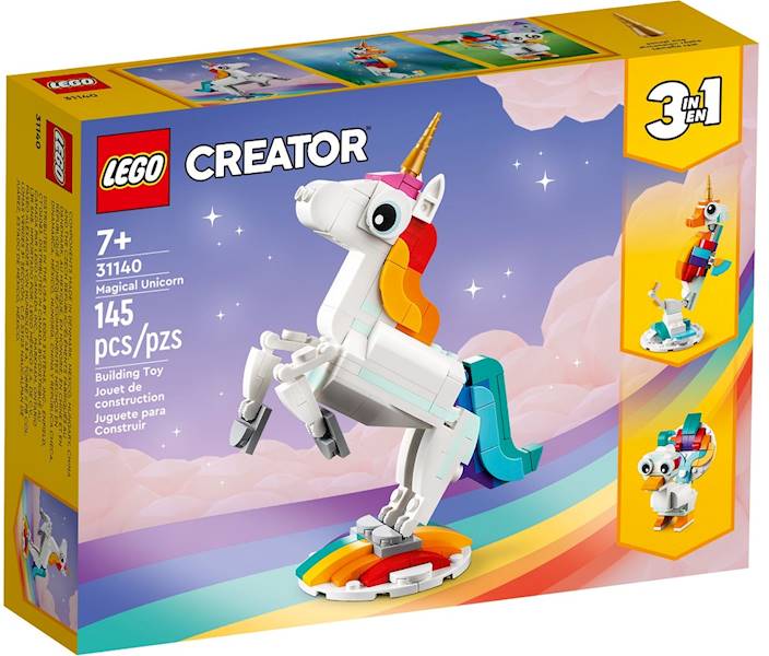 31140 KLOCKI LEGO CREATOR 3w1 MAGICZNY JEDNOROŻEC