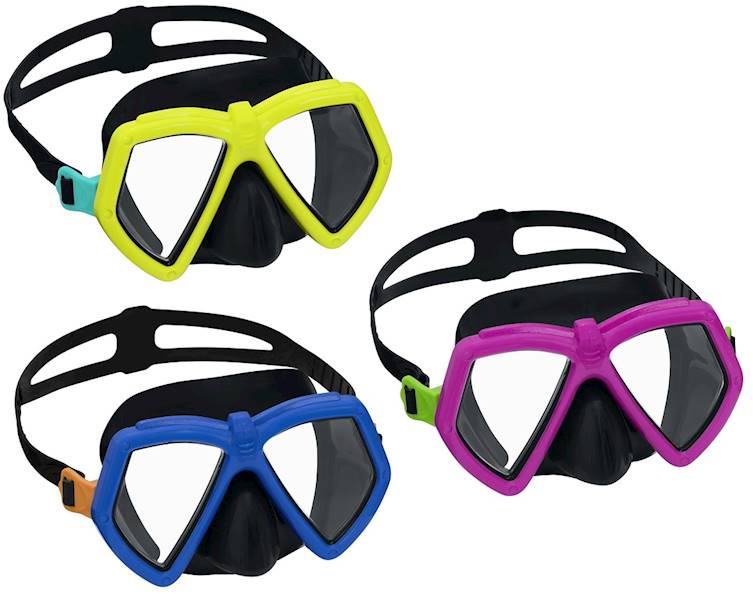 22040 Maska do pływania nurkowania okulary Bestway 7+
