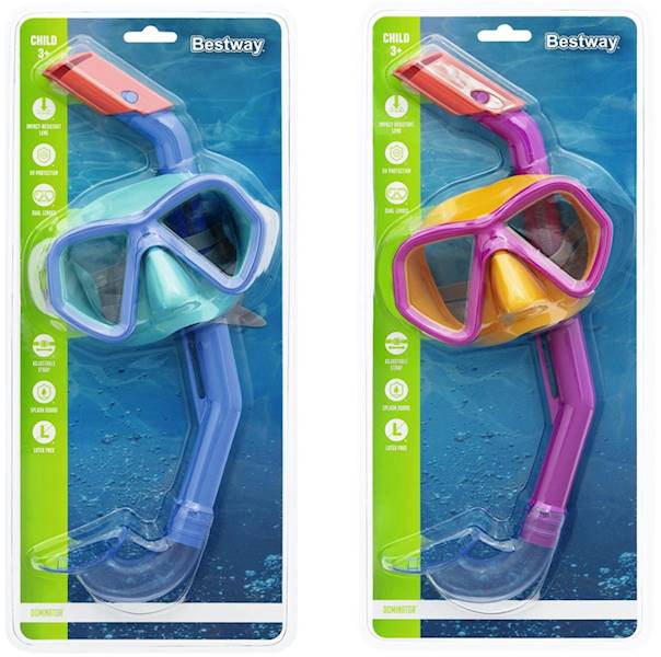 24023 Zestaw do nurkowania maska + rurka Bestway 3+
