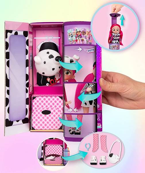4378 BFF LALKA DOTTY CRY BABIES + AKCESORIA