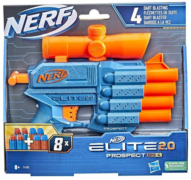 8031 PISTOLET NERF ELITE 2.0 PROSPECT QS-4