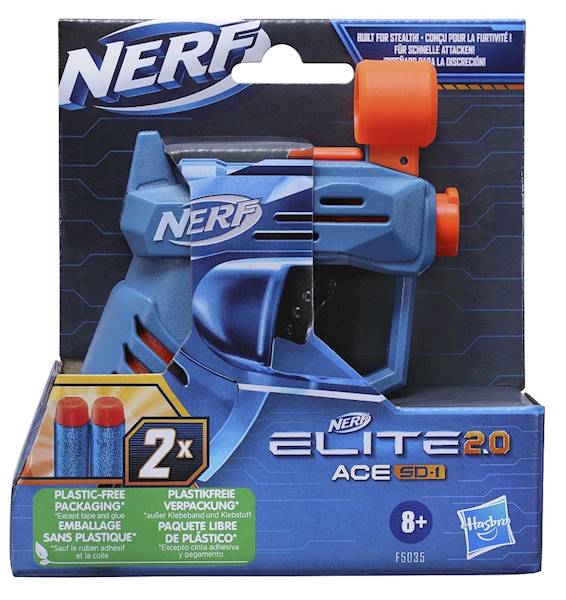 6966 PISTOLET NERF ELITE 2.0 ACE SD-1 + STRZAŁKI