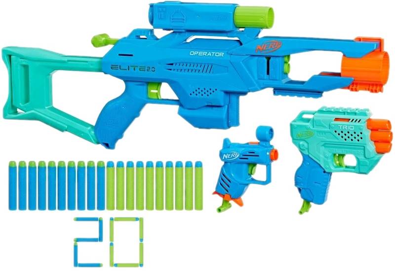 4430 NERF 3w1 ELITE 2.0 TACTICAL PACK WYRZUTNIE 