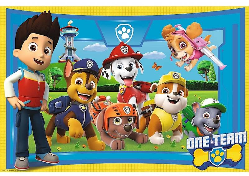 0165 PUZZLE 104 EL PSI PATROL SUPER SHAPE XL