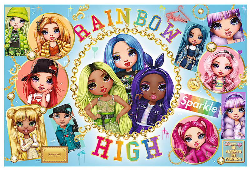 0271 PUZZLE 160 EL RAINBOW HIGH SUPER SHAPE XL