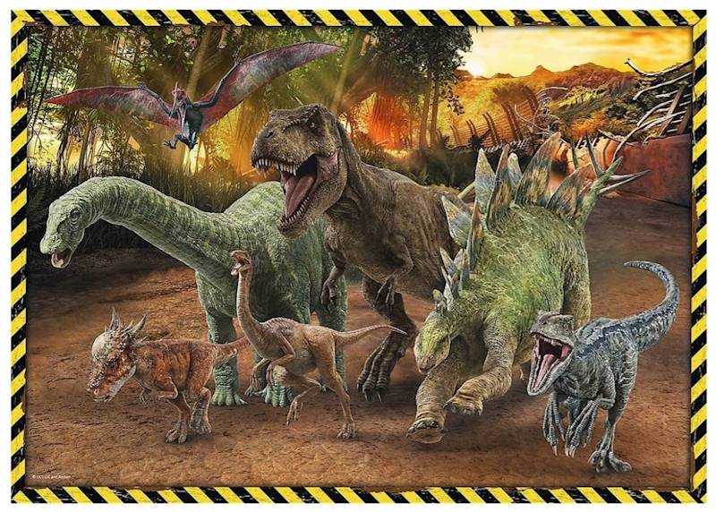 2878 PUZZLE 200 EL DINOZAURY Z PARKU JURAJSKIEGO