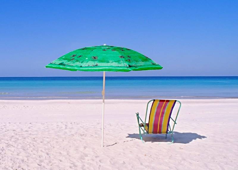 0679 DUŻY KOLOROWY PARASOL PLAŻOWY OGRODOWY