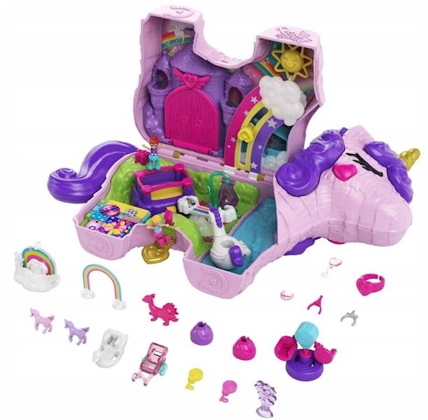 9744 POLLY POCKET JEDNOROŻEC NIESPODZIANKA
