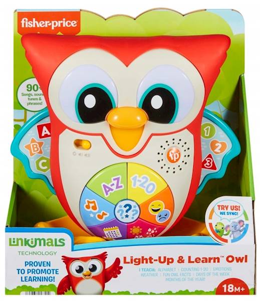 1485 FISHER PRICE INTERAKTYWNA SOWA POMOC W NAUCE
