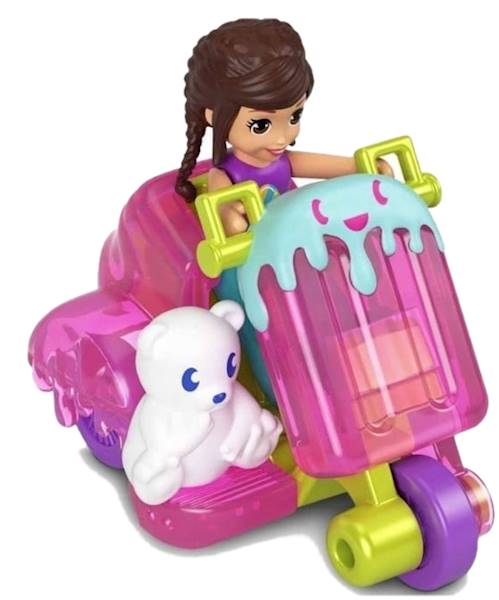 9395 LALKA POLLY POCKET MROŹNY SKUTER FIGURKI