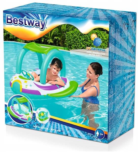 34149 DMUCHANY PONTONIK Z KIEROWNICĄ AUTO BESTWAY