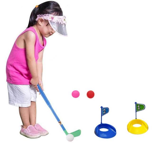* 4734 DUŻY ZESTAW DO GRY W GOLFA Z WÓZKIEM GRA GOLF