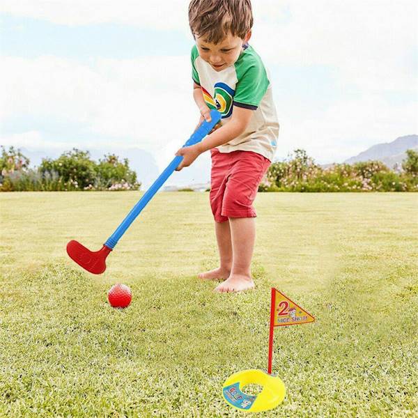 * 4734 DUŻY ZESTAW DO GRY W GOLFA Z WÓZKIEM GRA GOLF