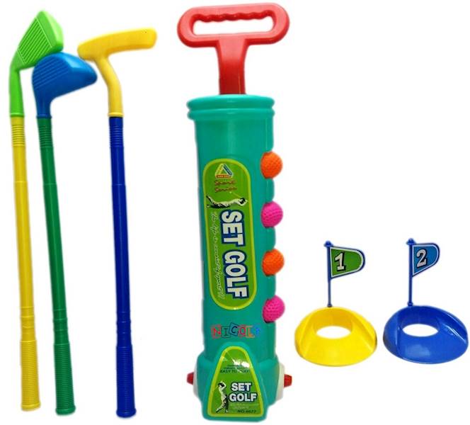 * 4734 DUŻY ZESTAW DO GRY W GOLFA Z WÓZKIEM GRA GOLF