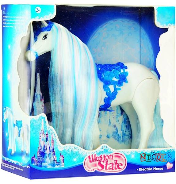 * 4796 KONIK CHODZĄCY DLA LALEK 29cm NA BATERIE