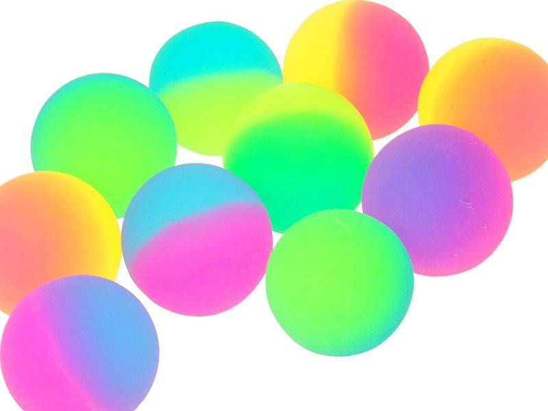 * 5021 ZESTAW 12szt KOLOROWE KULKI PIŁKI PIŁECZKI KAUCZUKOWE