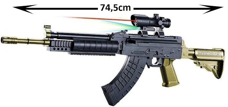 * 5120 KARABIN " STURMOWY " REPLIKA ASG PISTOLET NA KULKI 6mm LASER LATARKA
