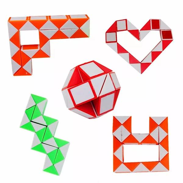 4603 UKŁADANKA KOSTKA MAGICZNY WĄŻ MAGIC CUBE