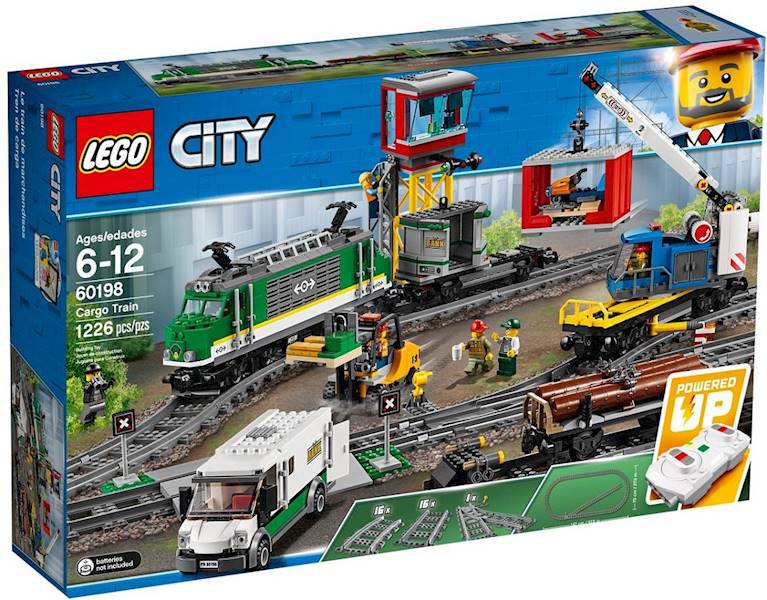60198 KLOCKI LEGO CITY ELEKTRYCZNY POCIĄG TOWAROWY