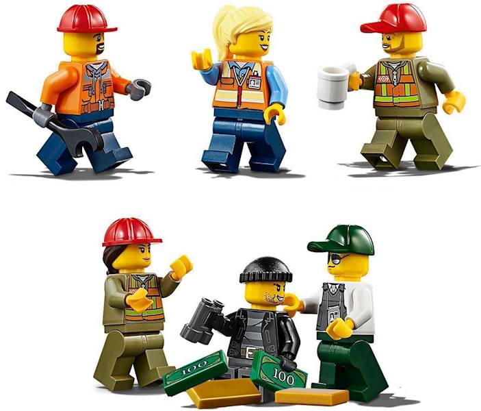 60198 KLOCKI LEGO CITY ELEKTRYCZNY POCIĄG TOWAROWY
