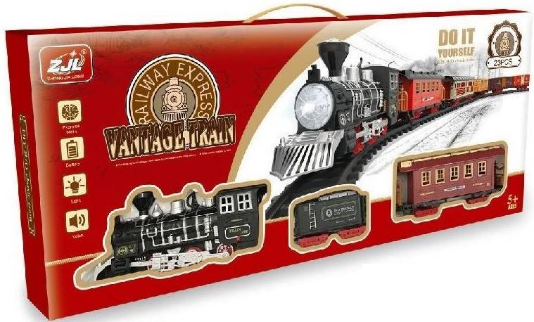 5617 ELEKTRYCZNA KOLEJKA CIUCHCIA RETRO + TORY