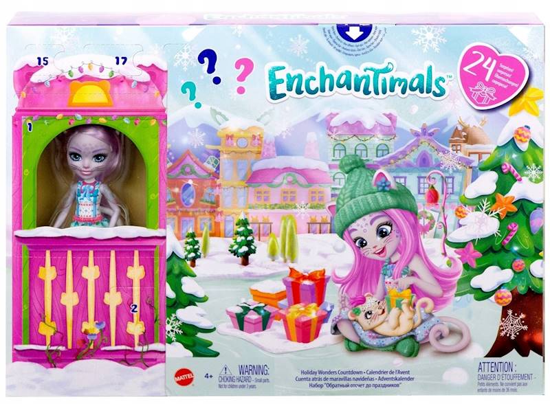 3147 ENCHANTIMALS KALENDARZ ADWENTOWY Z LALKĄ