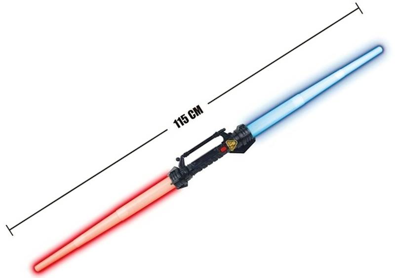 5983 MIECZ 115cm MIECZ ŚWIETLNY KOLOROWY Z DŹWIEKIEM