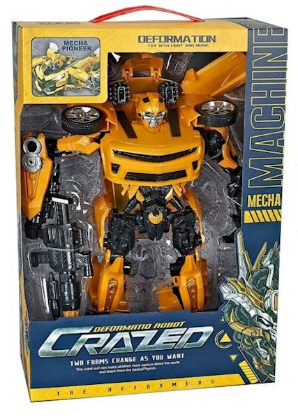 1090 DUŻY ROBOT TRANSFORMUJĄCY 2w1 POJAZD FIGURKA