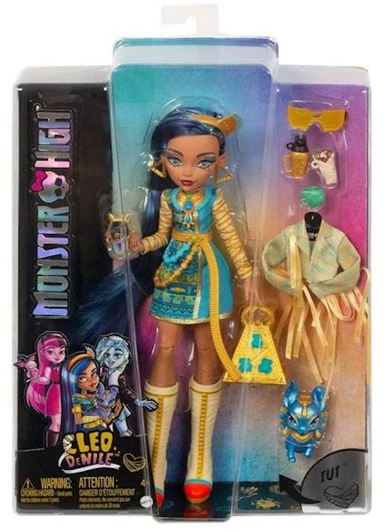 9835 LALKA MONSTER HIGH CLEO DE NILE+ AKCESORIA 