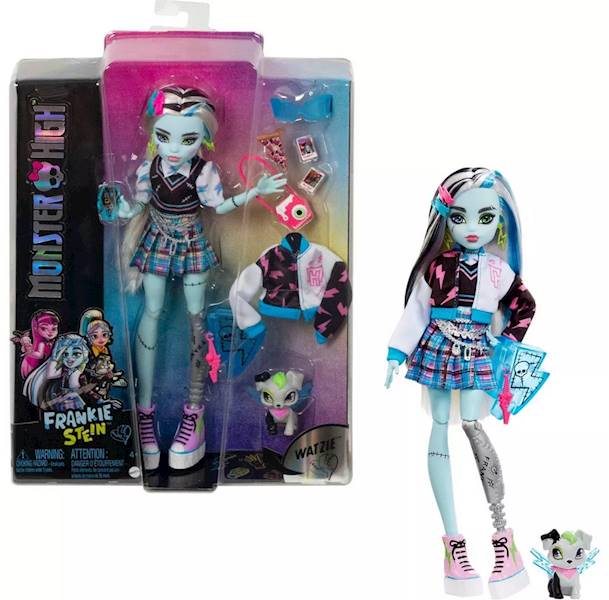 9781 LALKA MONSTER HIGH FRANKIE STEIN + AKCESORIA