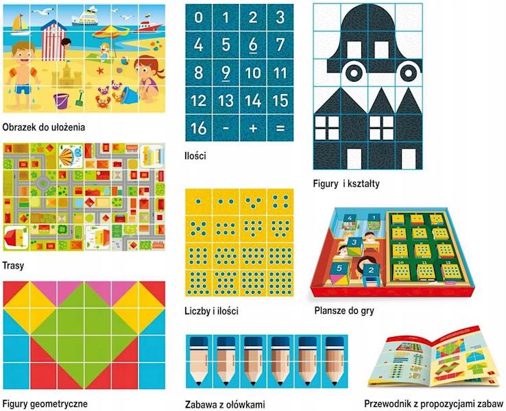 50607 CLEMENTONI MATEMATYKA W KOSTCE 24 KOSTKI