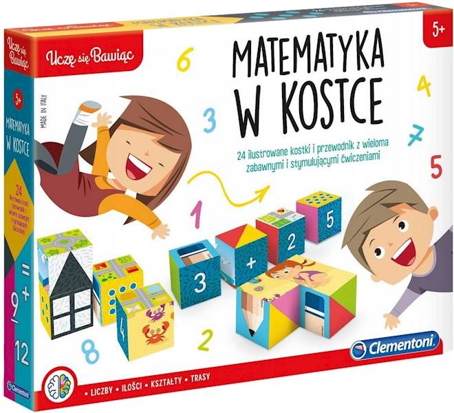 50607 CLEMENTONI MATEMATYKA W KOSTCE 24 KOSTKI