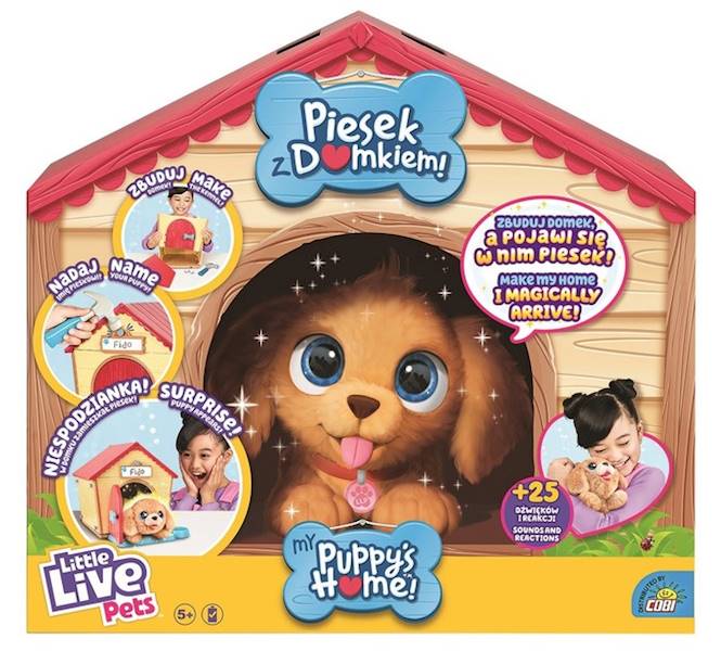4775 LITTLE LIVE PETS INTERAKTYWNY PIESEK Z DOMKIEM 
