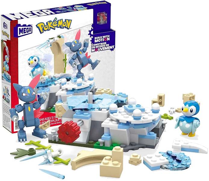 7841 KLOCKI MEGA POKEMON ŚNIEŻNY DZIEŃ PIPLUPA