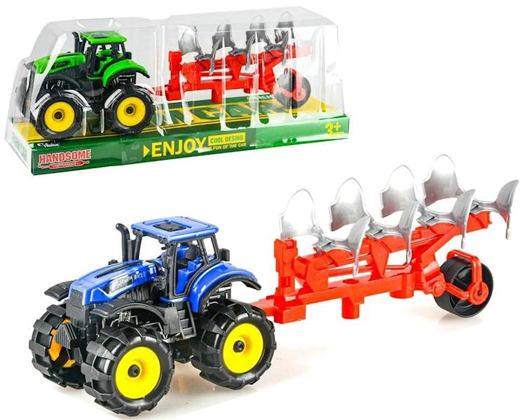 6089 TRAKTOR Z NAPĘDEM + MASZYNA ROLNICZA PŁUG