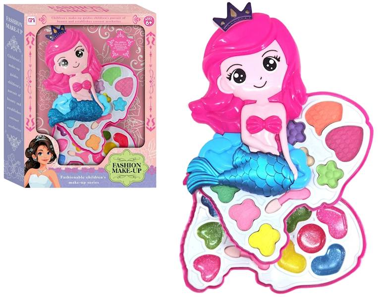 6508 MALOWIDEŁKA KOSMETYKI PALETA CIENI SYRENKA