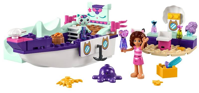 10786 LEGO KOCI DOMEK GABI STATEK I SPA SYRENKOTKI 