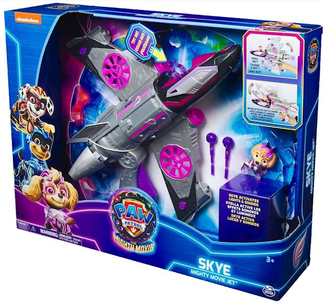 6269 DUŻY POJAZD PSI PATROL SKYE MIGHTY MOVIE JET