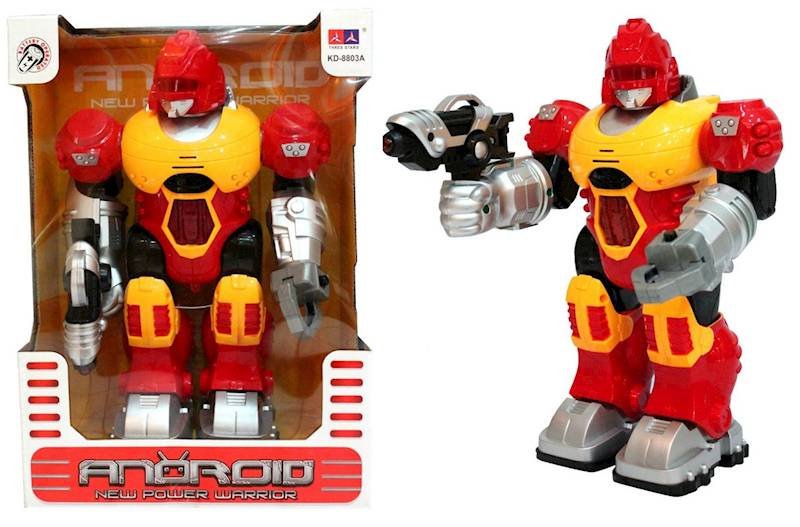 9424 DUŻY ROBOT ANDROID CHODZI STRZELA ŚWIATŁO