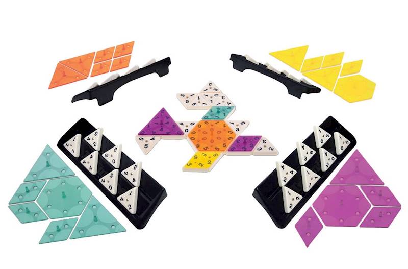 0532 RODZINNA GRA LOGICZNA LICZBOWA TRIOMINOS