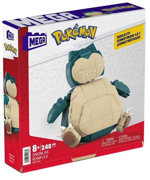 1664 MEGA POKEMON 246ele KLOCKI MEGA POKEMON SNORLAX